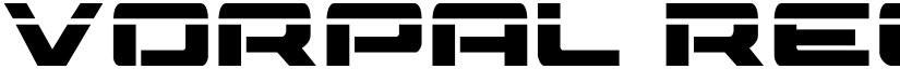 Vorpal Regular font