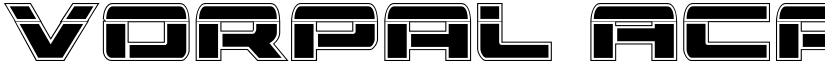 Vorpal Academy Regular font