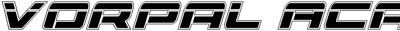 Vorpal Academy Italic Italic font