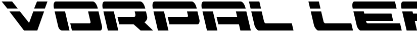 Vorpal Leftalic Italic font