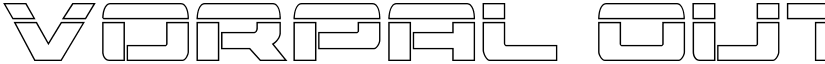 Vorpal Outline Regular font