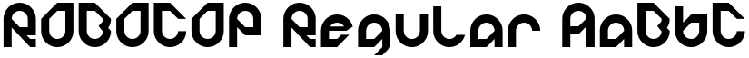 ROBOCOP Regular font