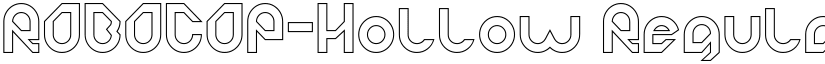 ROBOCOP-Hollow Regular font