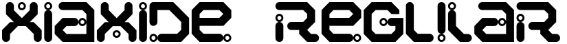 Xiaxide font download