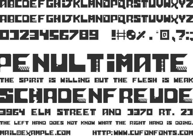 Neo Sci-Fi font preview