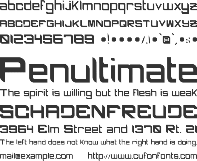 BLACK CAPS font preview