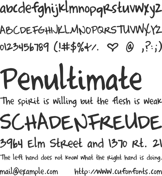 Complete in Him font preview