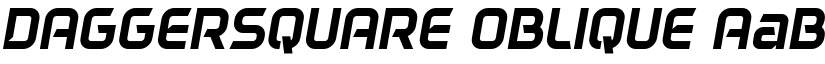 DAGGERSQUARE OBLIQUE font