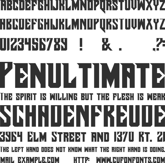 Pirate Ship font preview