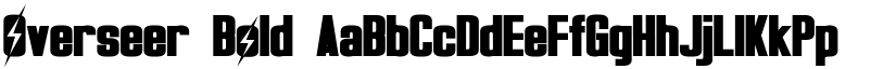 Overseer Bold font