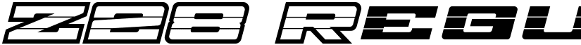 Z28 Regular font