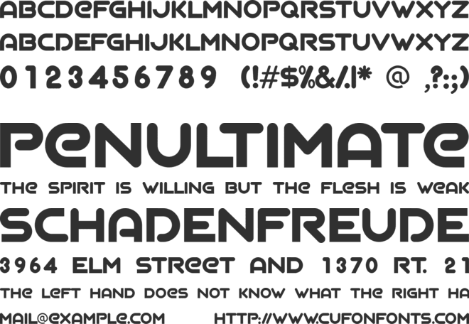 A GALEGA font preview