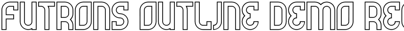 Futrons Outline Demo Regular font