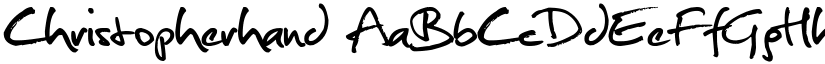 Christopher Hand font download