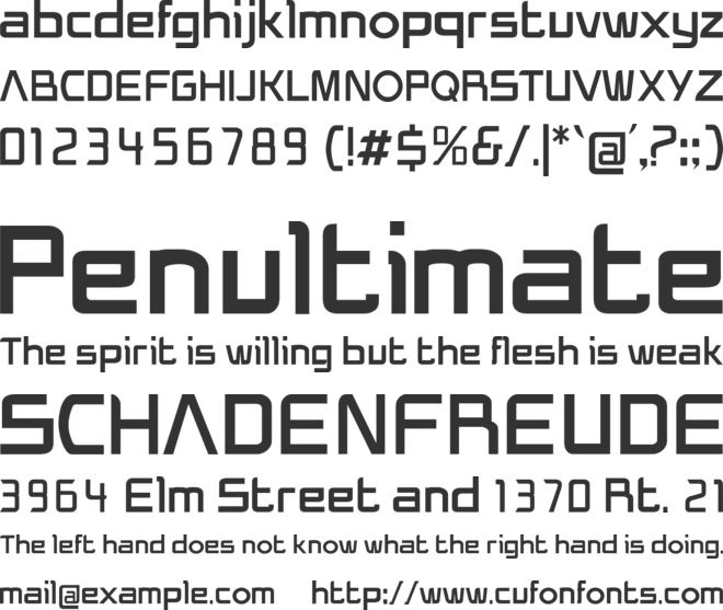 Helios Pro font preview