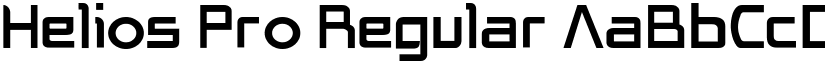 Helios Pro Regular font