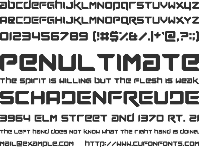 Future Now font preview