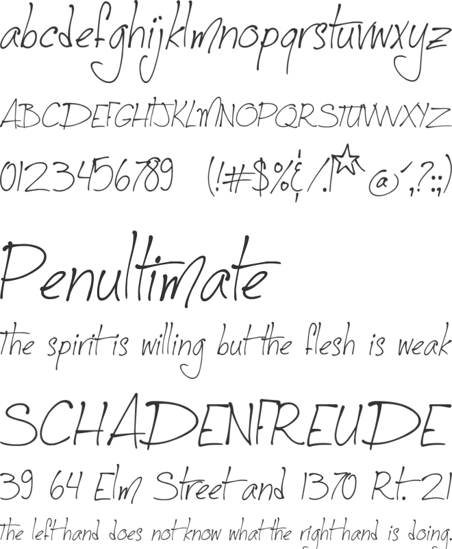 Jellyka CuttyCupcakes font preview