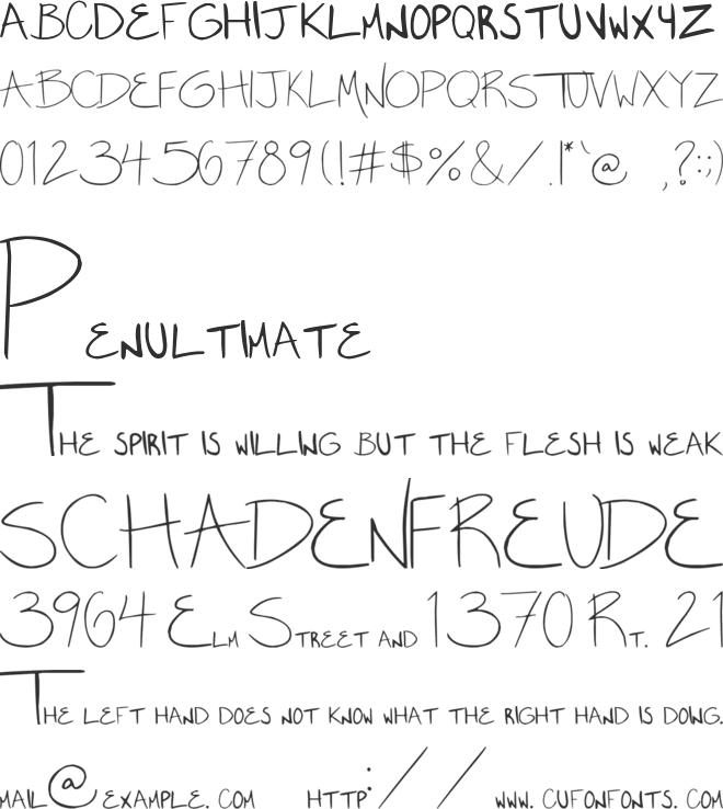 Miss Diikae font preview