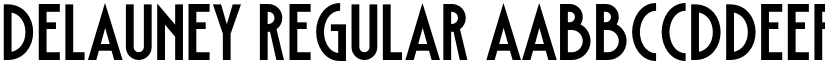 Delauney Regular font
