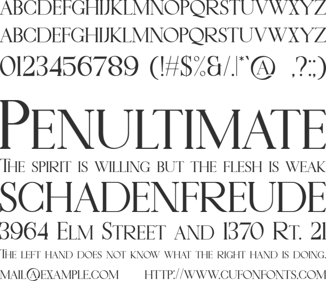 Midtown Groveed font preview