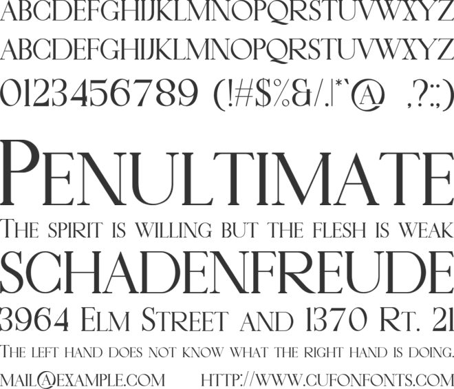 Midtown Groveed font preview