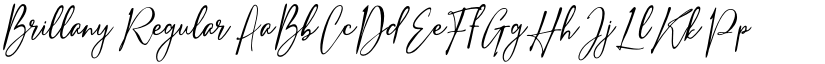 Brillany Regular font