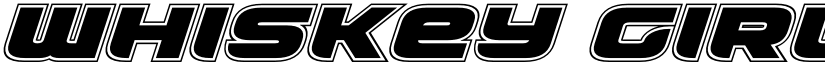 Whiskey Girls Academy Italic Italic font