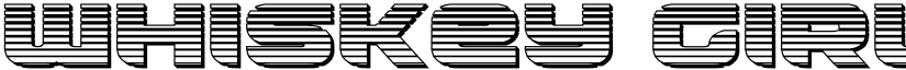 Whiskey Girls Chrome Regular font