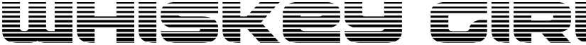 Whiskey Girls Gradient Regular font