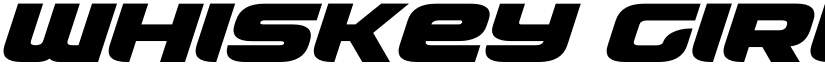 Whiskey Girls Italic Italic font