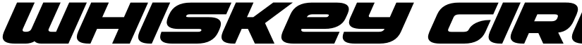 Whiskey Girls Super-Italic Italic font