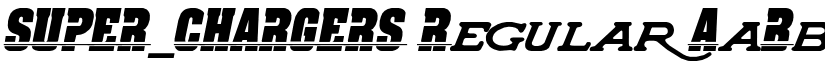 SUPER_CHARGERS Regular font