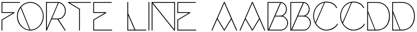 Forte Line font