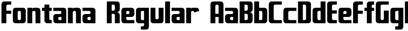 Fontana Regular font