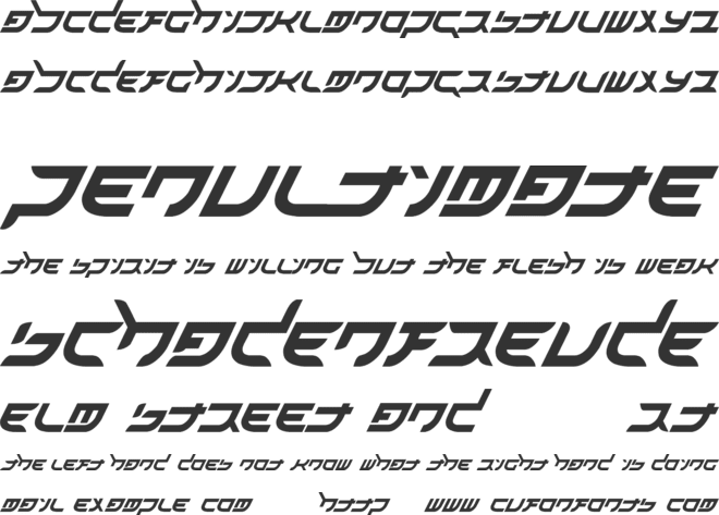 akihibara hyper font preview