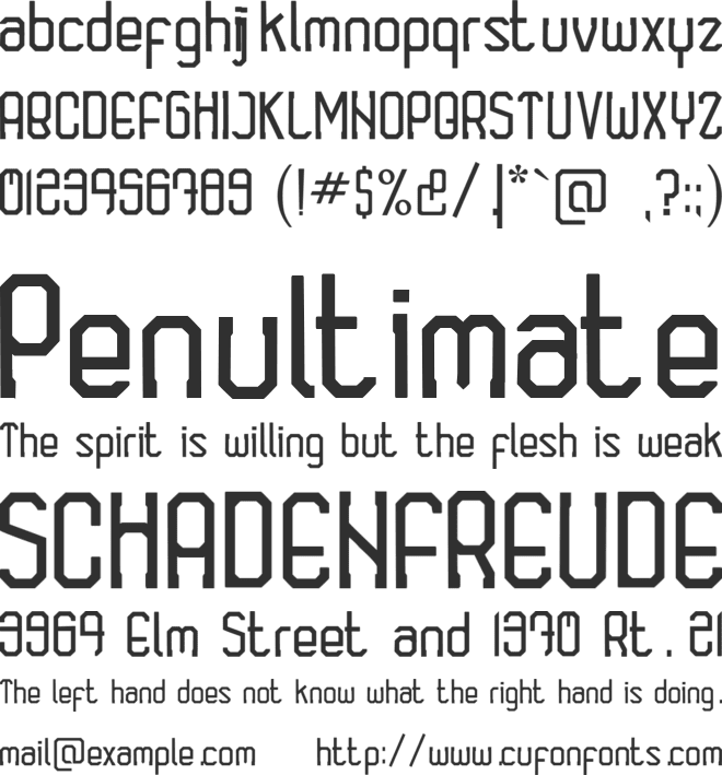 Watermellon font preview