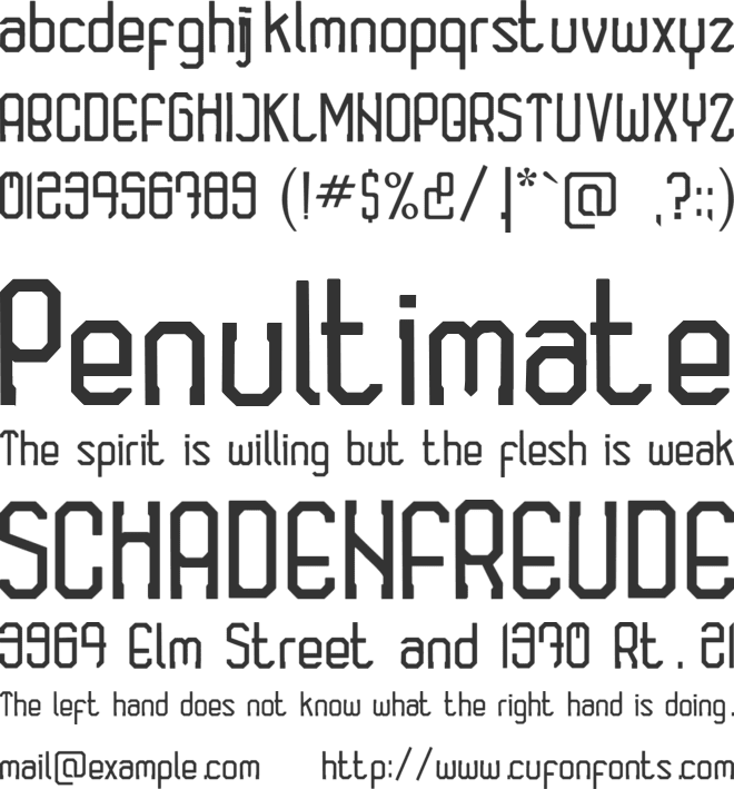 Watermellon font preview