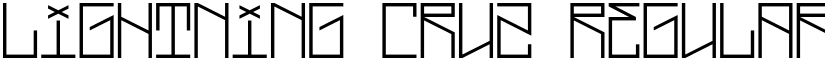 Lightning Cruz Regular font