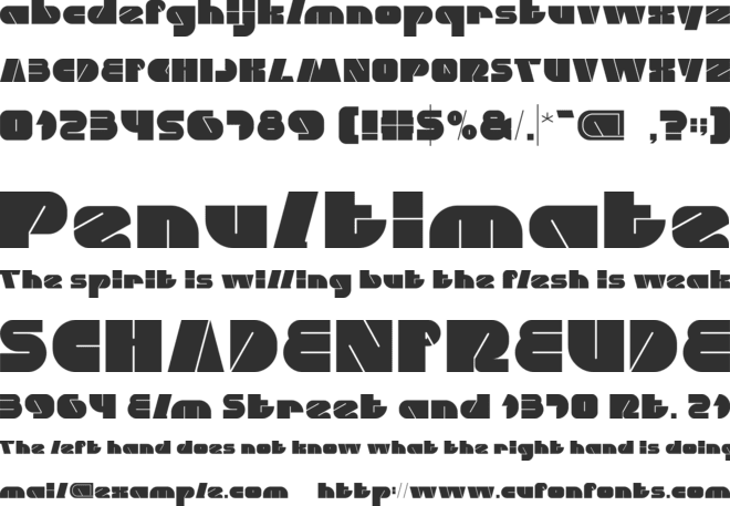 MONSTER ROCK font preview
