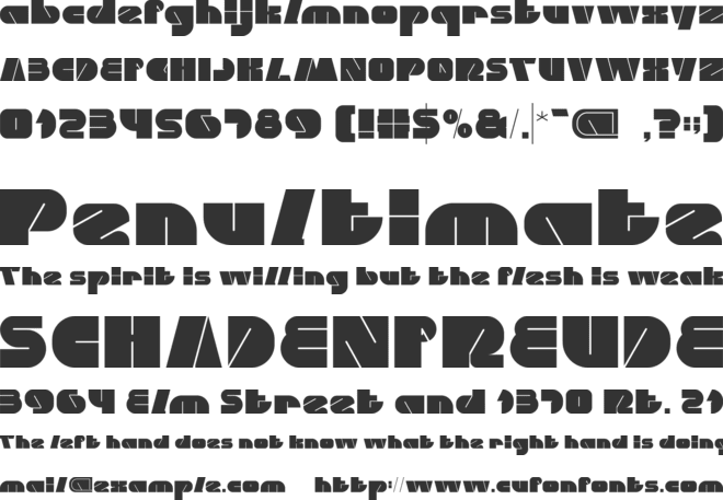 MONSTER ROCK font preview