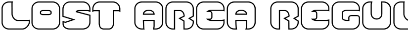 Lost Area Regular font