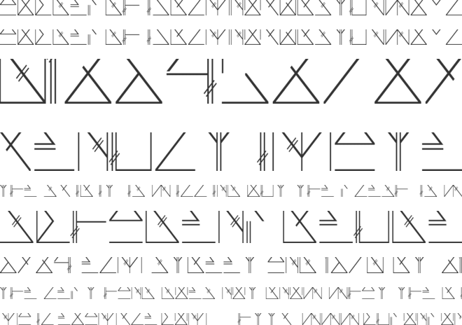 Skramline font preview