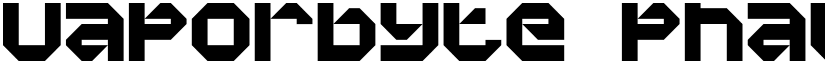 Vaporbyte Phat Regular font