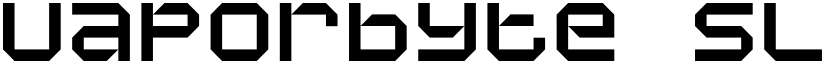 Vaporbyte Slim Regular font