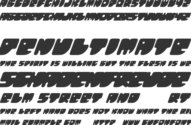 Honeyflash font preview