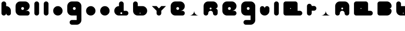 hellogoodbye Regular font