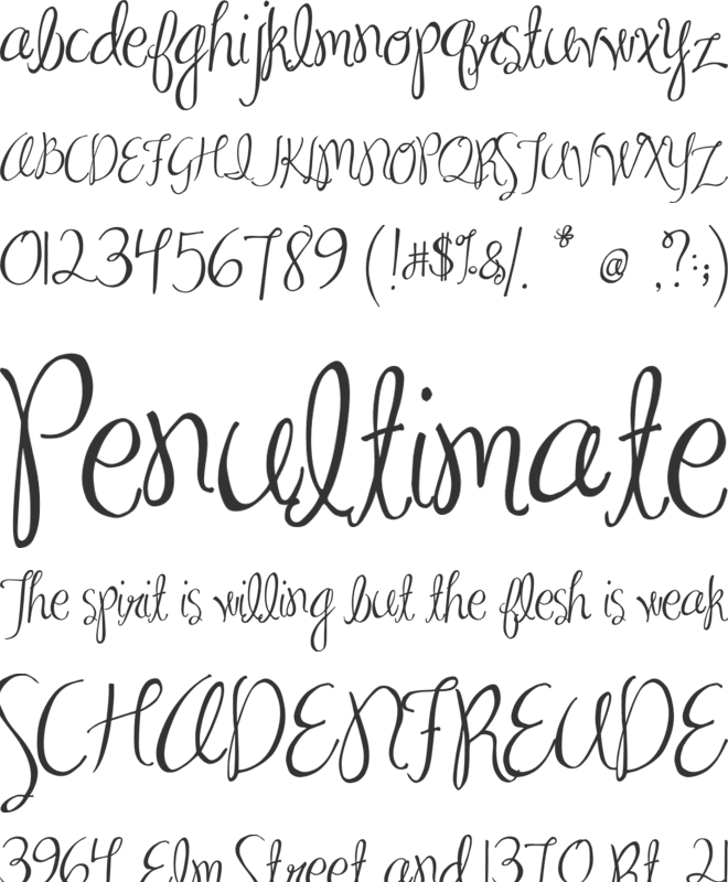 Ma Sexy font preview