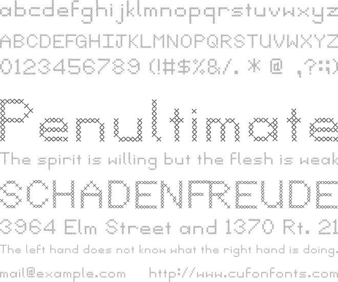 John 315 font preview