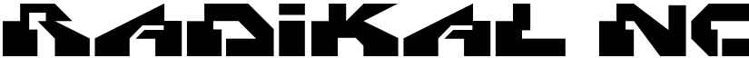 Radikal Normal font